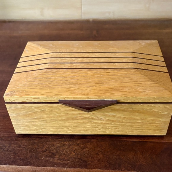 Wooden Jewelry Box Set (Set of 3) – Ottomani Gifts Handmade Wooden Jewelry Box with Geometric Design